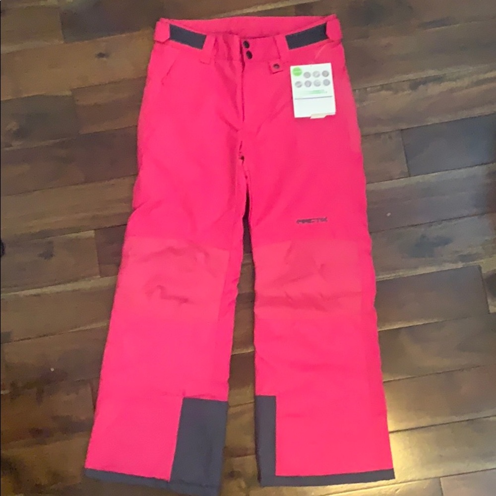 Arctix Girls Youth Fuchsia Reinforced Snow Pants